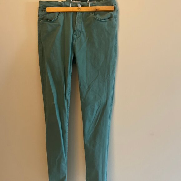 Kensie Jeans Vintage Luxe Women's Ultimate‎ High Rise Skinny Light Green - Picture 4 of 6